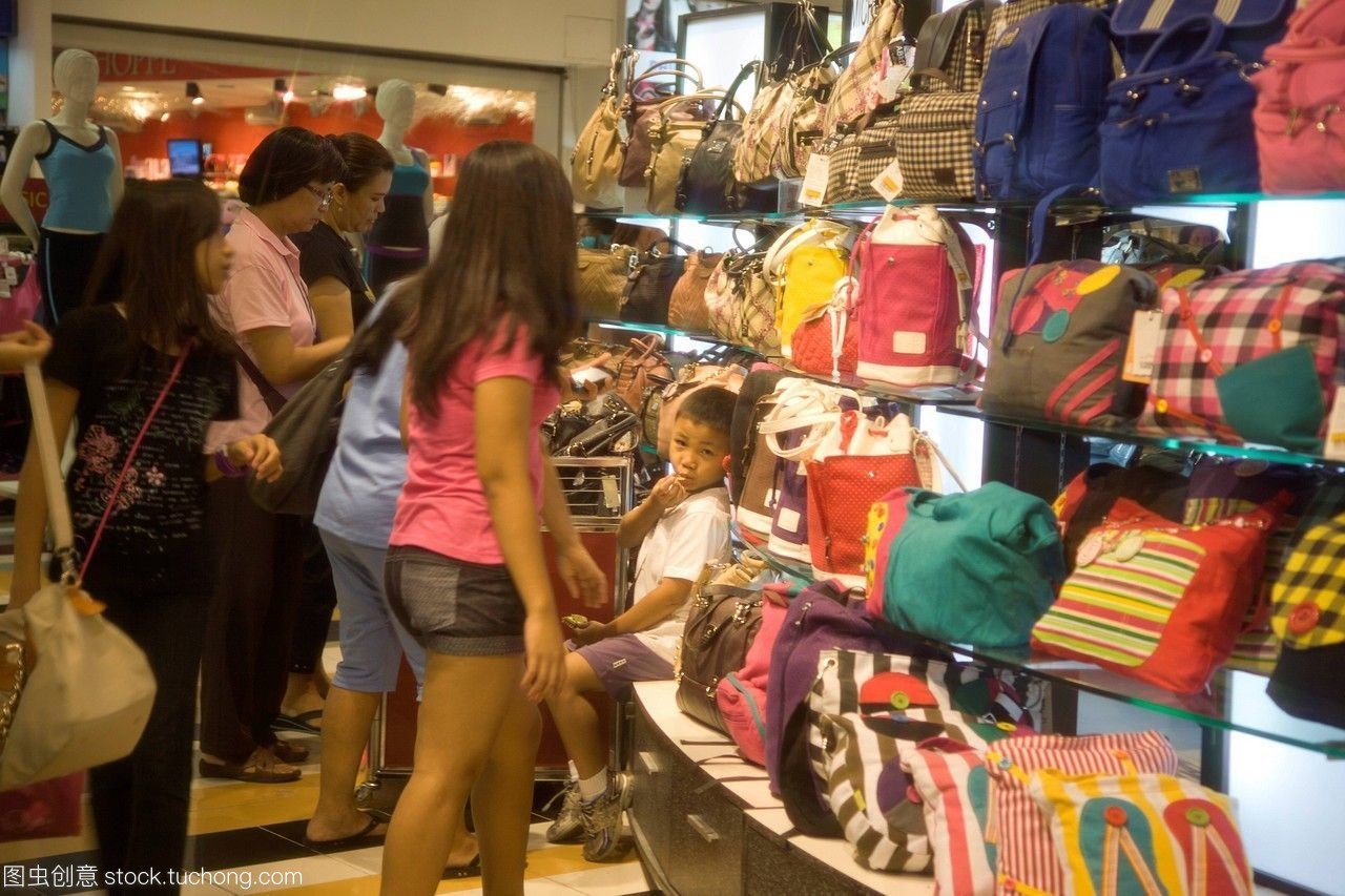 購物中心的手袋精品店,馬卡蒂,菲律賓