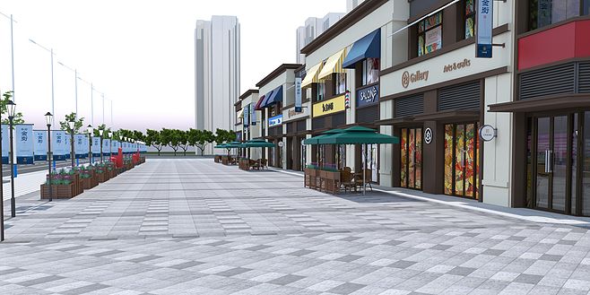 沿街商鋪包裝 地產(chǎn)